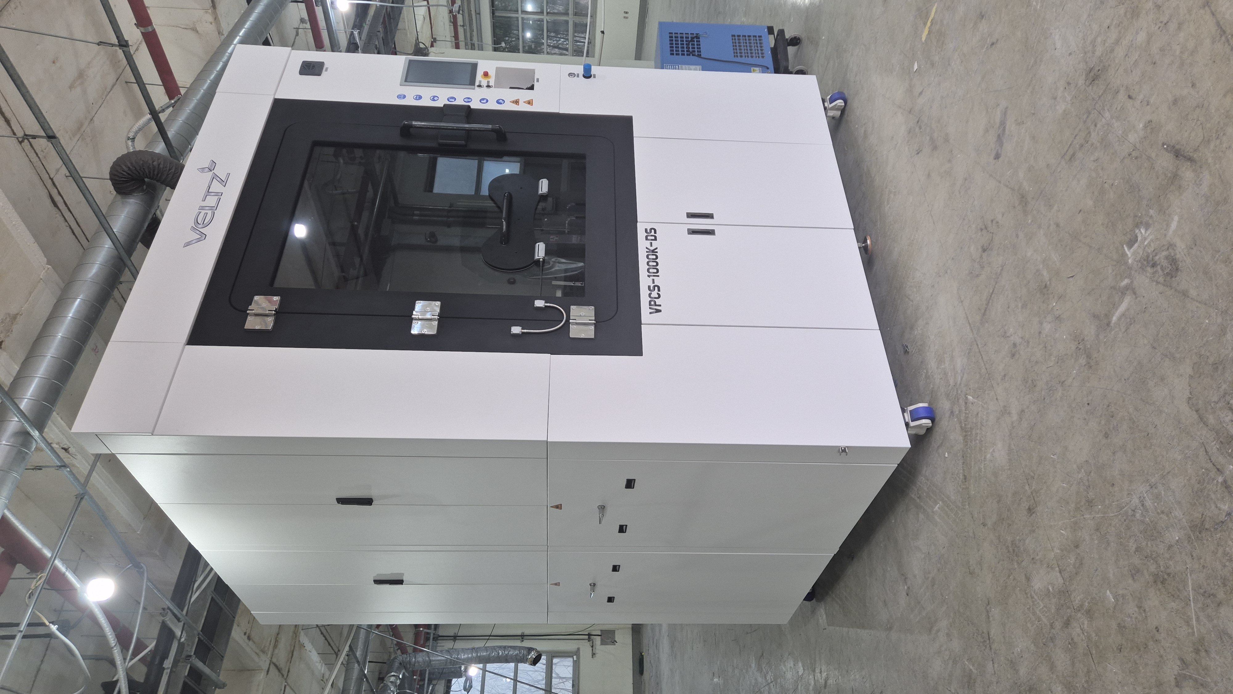 대형 부품 분말 제거 장비